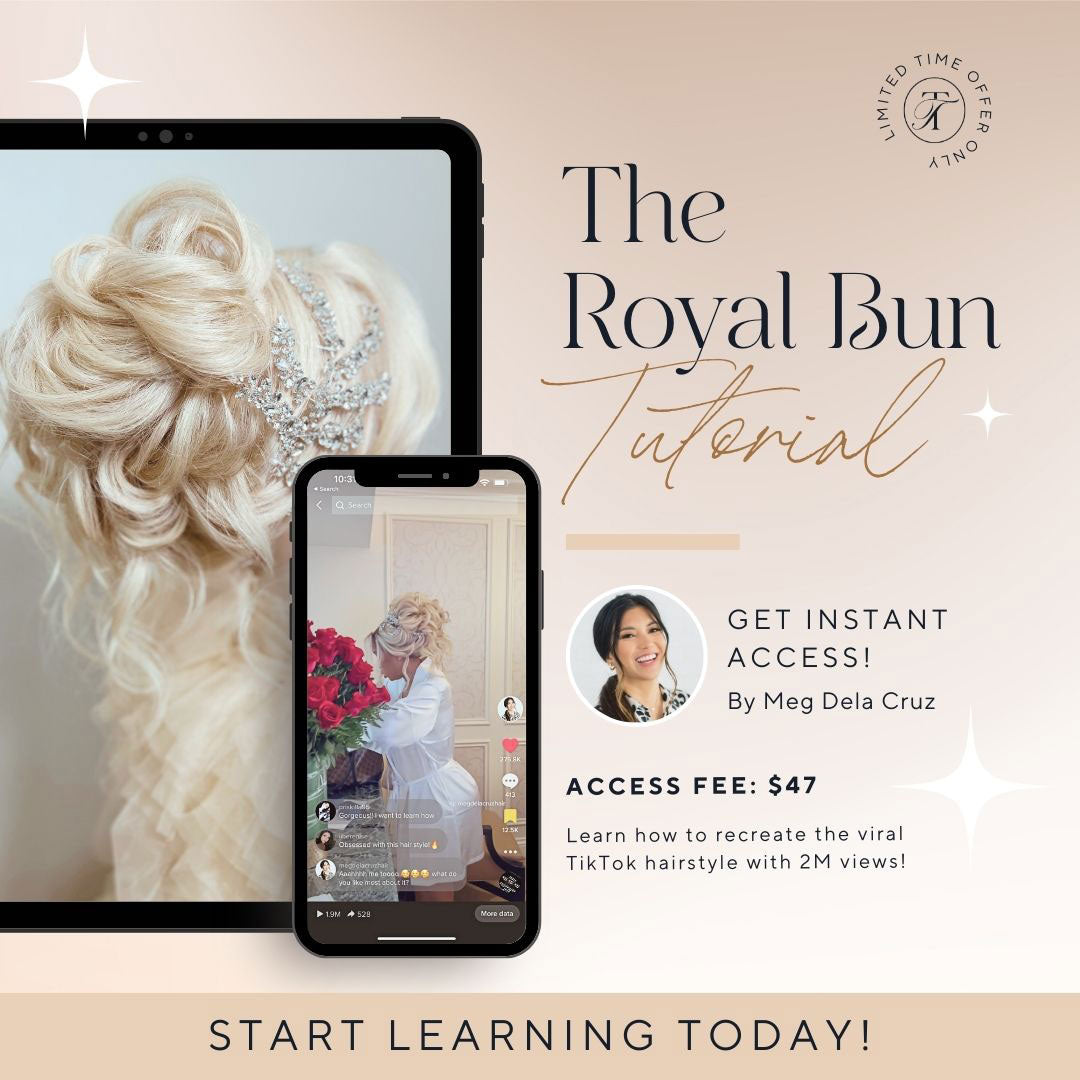 The Royal Bun Tutorial - Best Hair Stylist in Las Vegas - Tinge Trend